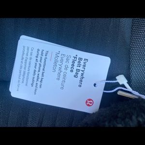 Lululemon fleece everywhere belt bag